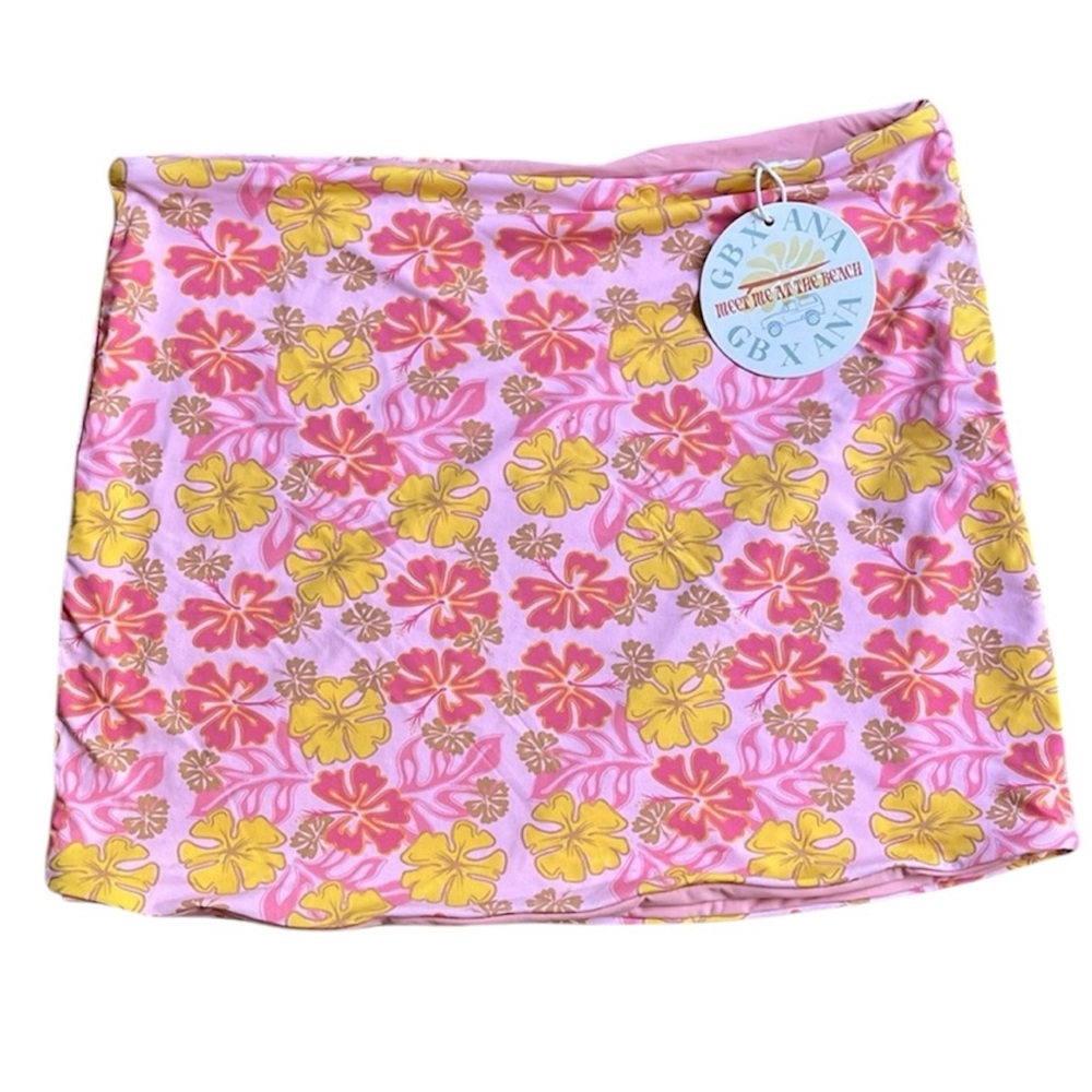 NWT GB x ANA Meet Me at the Beach Floral Print Skirt